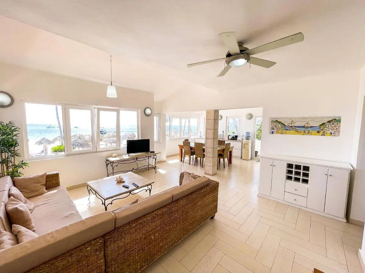 Oceanfront Sea View Villa 4Bedrooms 10 Ppl Wifi Beach Club & Spa Punta Cana